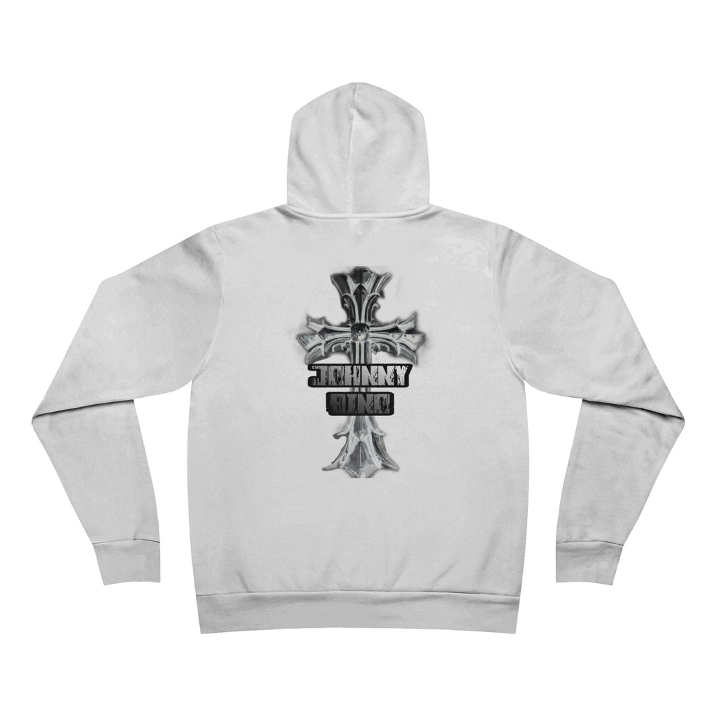 Cross Graphic Hoodie — 'Skinny Thug' Gothic Cross Pullover