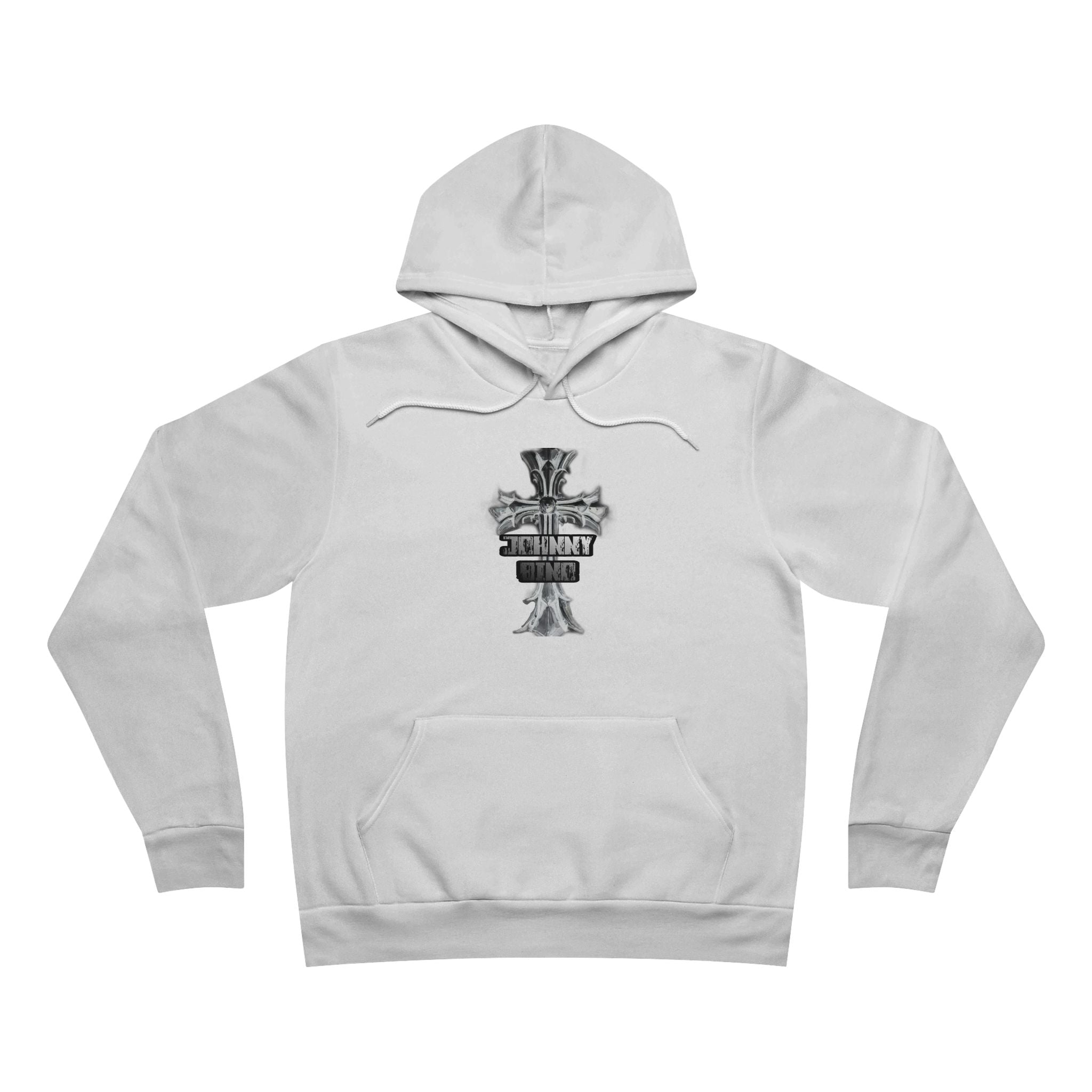 Cross Graphic Hoodie — 'Skinny Thug' Gothic Cross Pullover