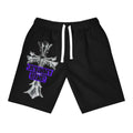 Athletic Shorts — Gothic Cross 'Johnny King' & 'Young zillionaire Made' Graphic