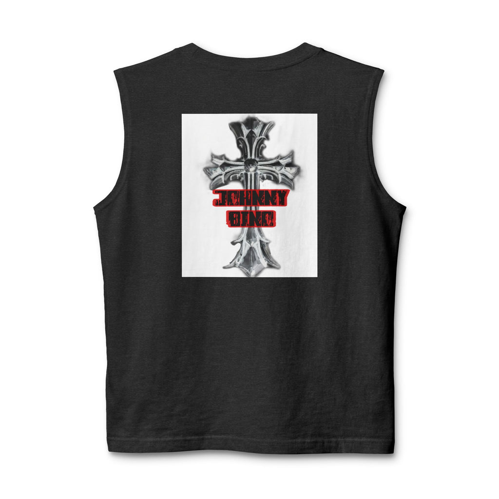 Christian Cross Muscle Tank — 'Standing Strong' Graphic Faith Tank Top