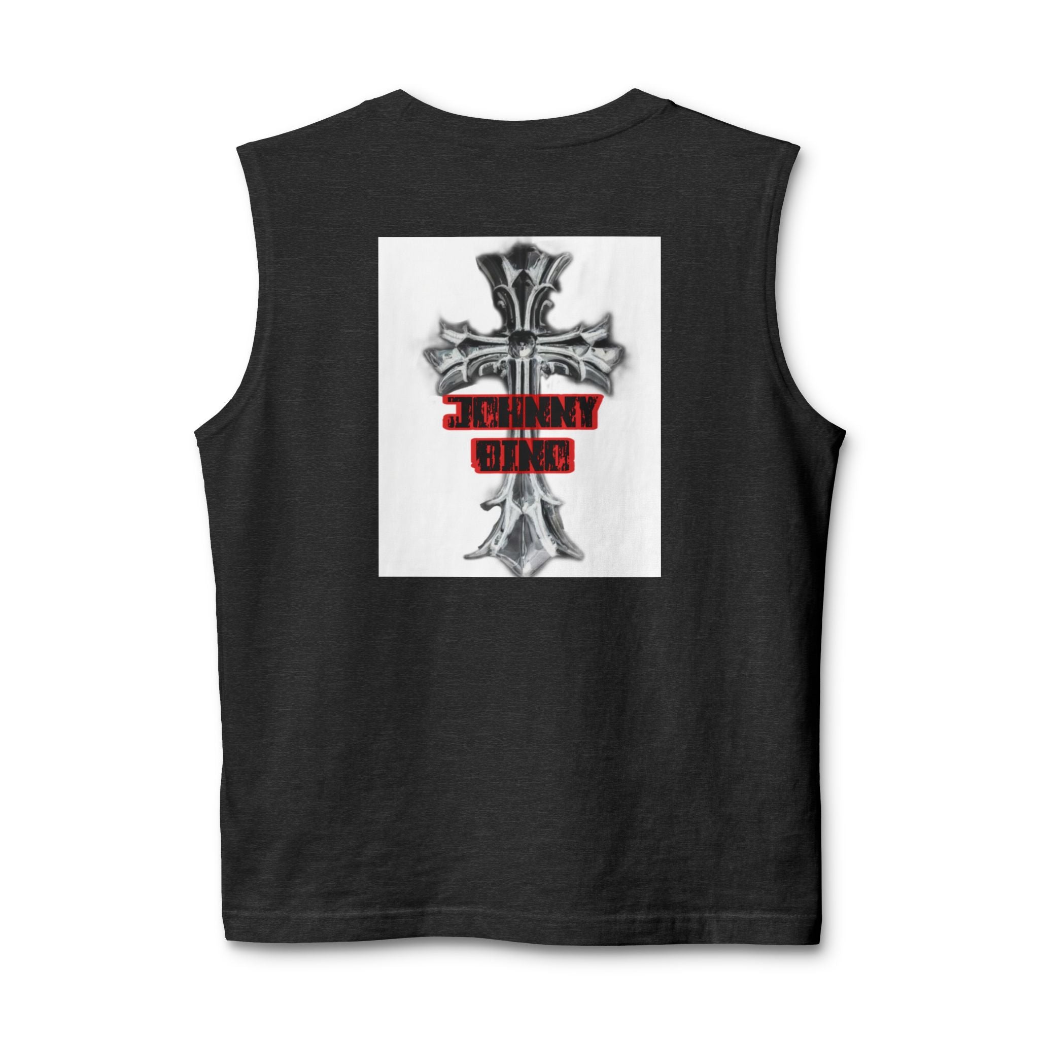 Christian Cross Muscle Tank — 'Standing Strong' Graphic Faith Tank Top