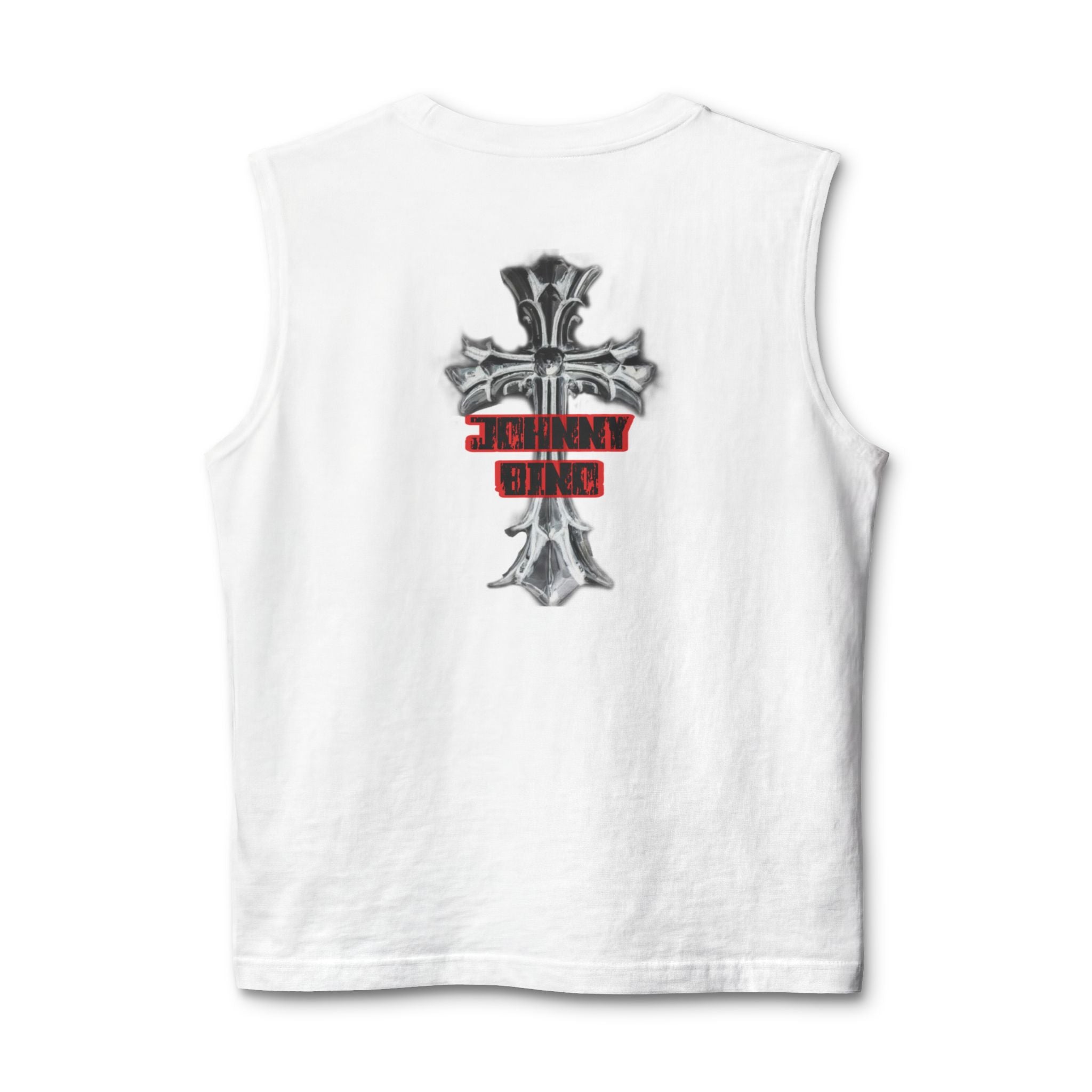 Christian Cross Muscle Tank — 'Standing Strong' Graphic Faith Tank Top