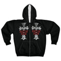 Johnny Bino Cross & Roses Zip Hoodie