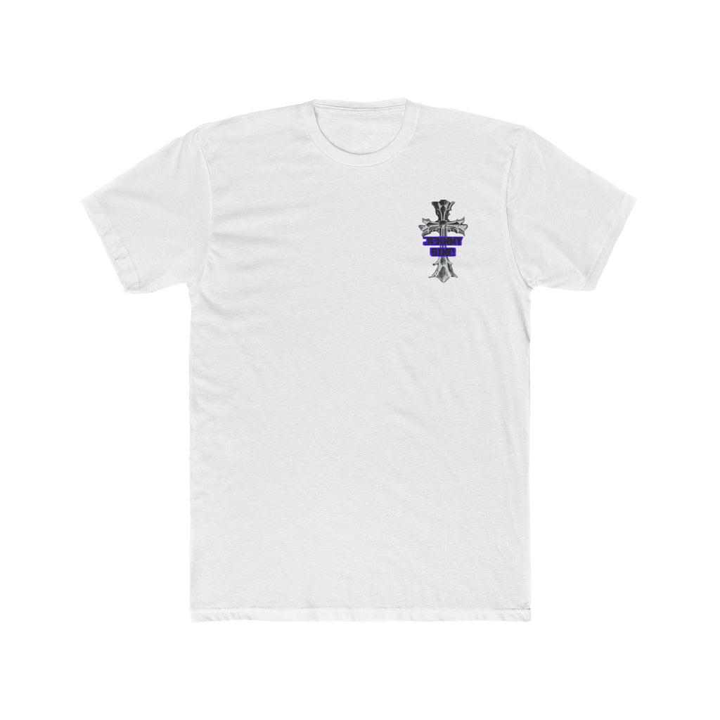 Cross Shield Tee — Faith-Inspired 'Always Grind' Graphic Shirt