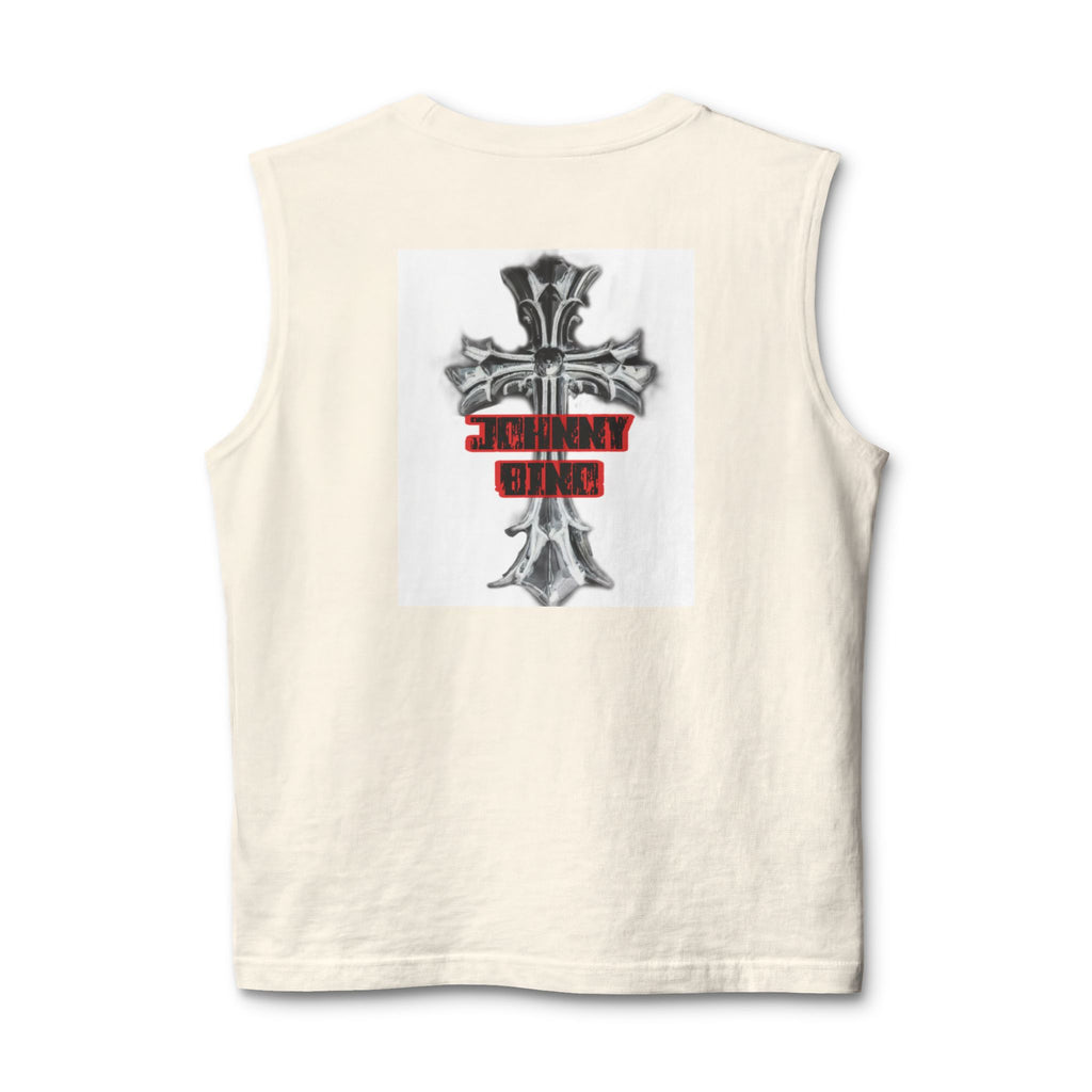 Christian Cross Muscle Tank — 'Standing Strong' Graphic Faith Tank Top