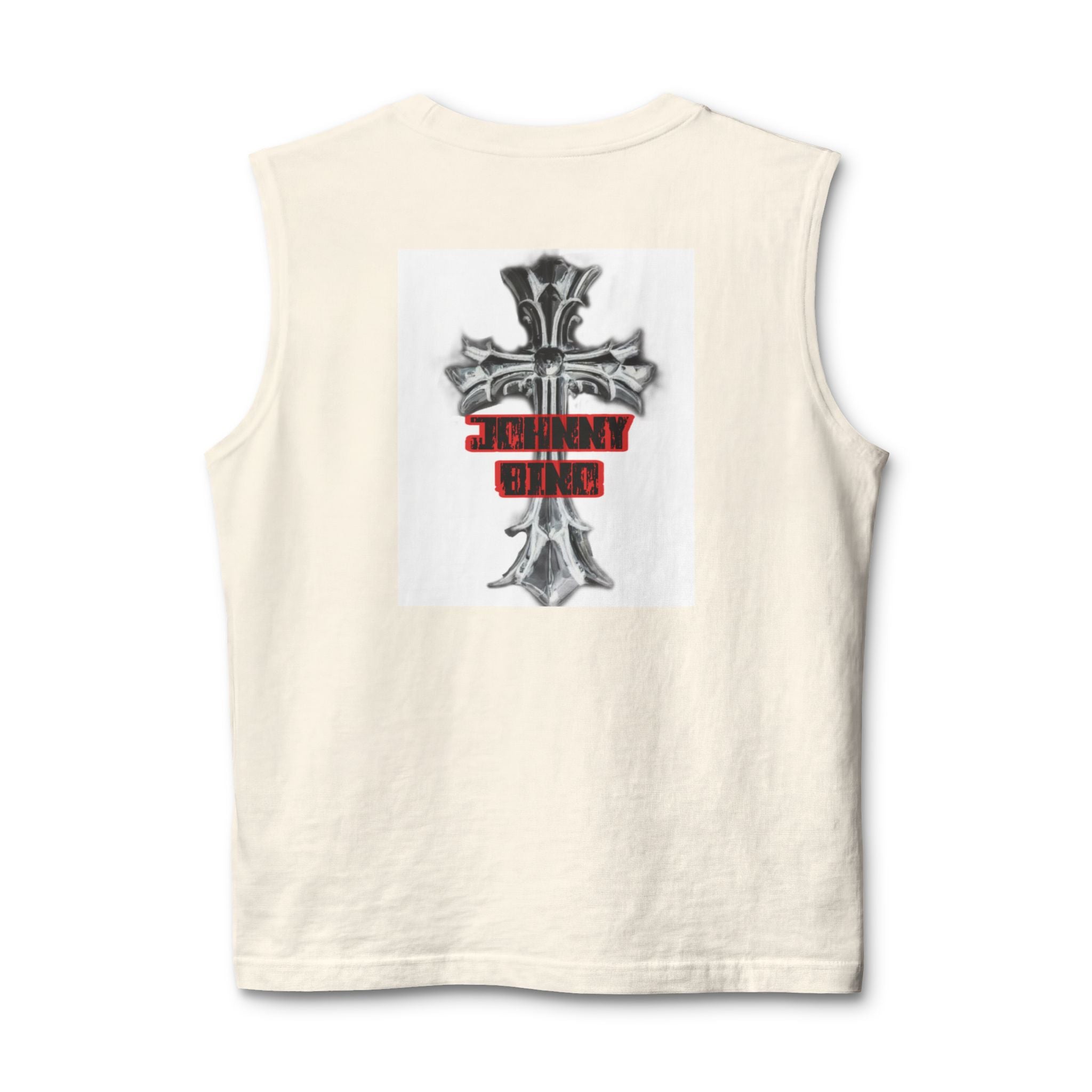 Christian Cross Muscle Tank — 'Standing Strong' Graphic Faith Tank Top
