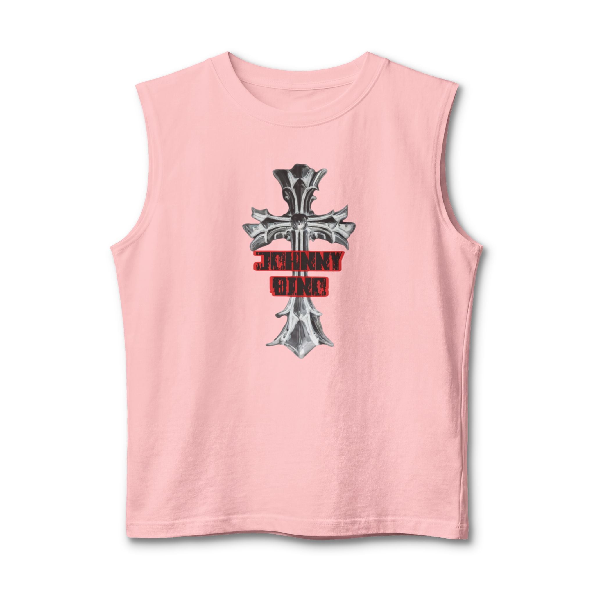 Christian Cross Muscle Tank — 'Standing Strong' Graphic Faith Tank Top